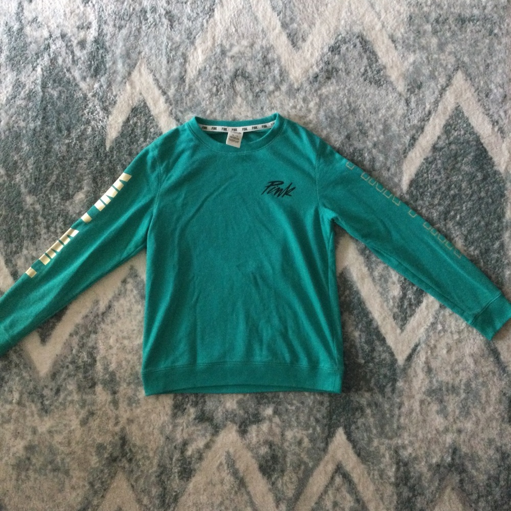 PINK Open-back Crewneck